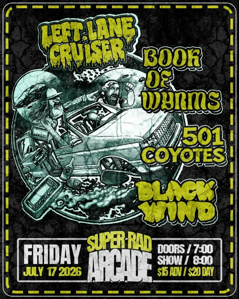 Left Lane Cruiser • Book of Wyrms • 501 Coyotes • Black Wind